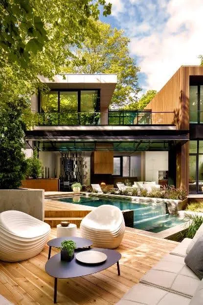 Design of a modern villa in Toronto